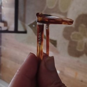 Prada clear lens glasses made in italy